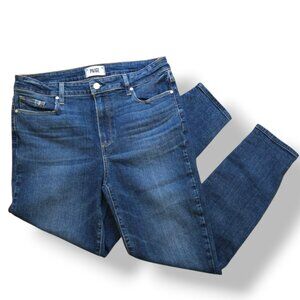 PAIGE Jeans Hoxton Ankle Skinny Jeans Blue SOCAL Size 31 x 27